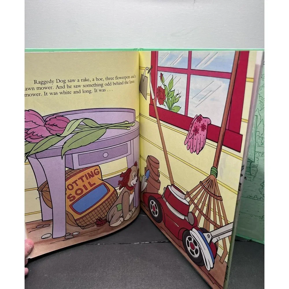 RAGGEDY DOG'S BONE (RAGGEDY ANN & ANDY'S GROW AND LEARN #10- 1988 Hardcover VGC!